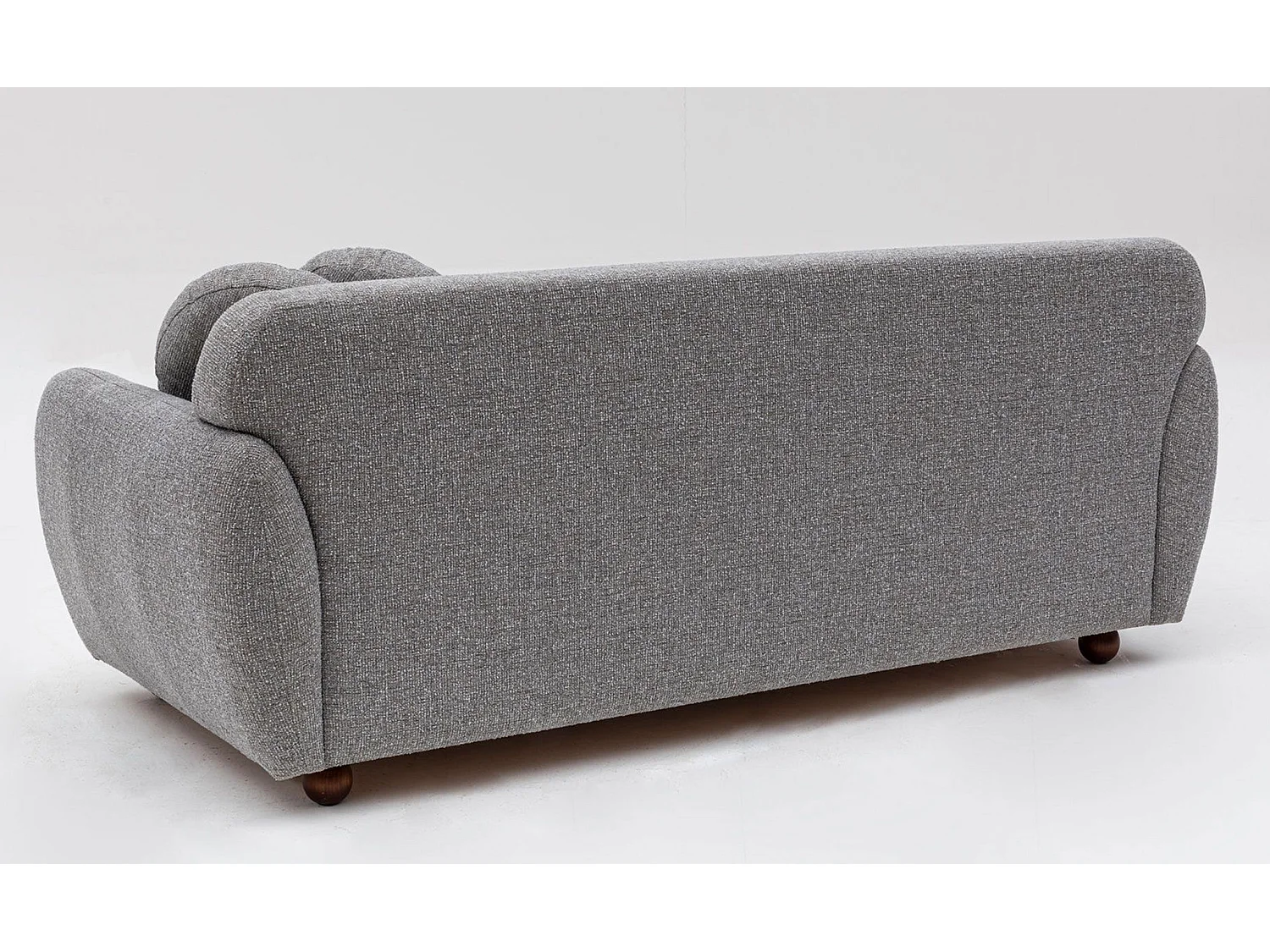 Sofá Altadena 188, Gris, 223x83x86cm, Tapiz, Patas: Madera