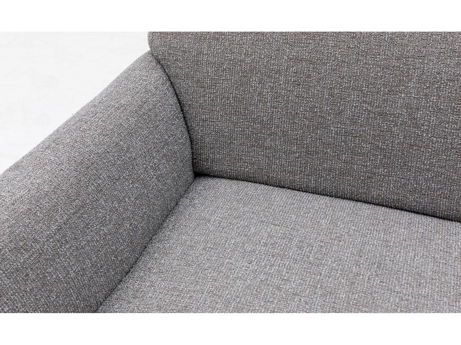 Sofá Altadena 188, Gris, 223x83x86cm, Tapiz, Patas: Madera