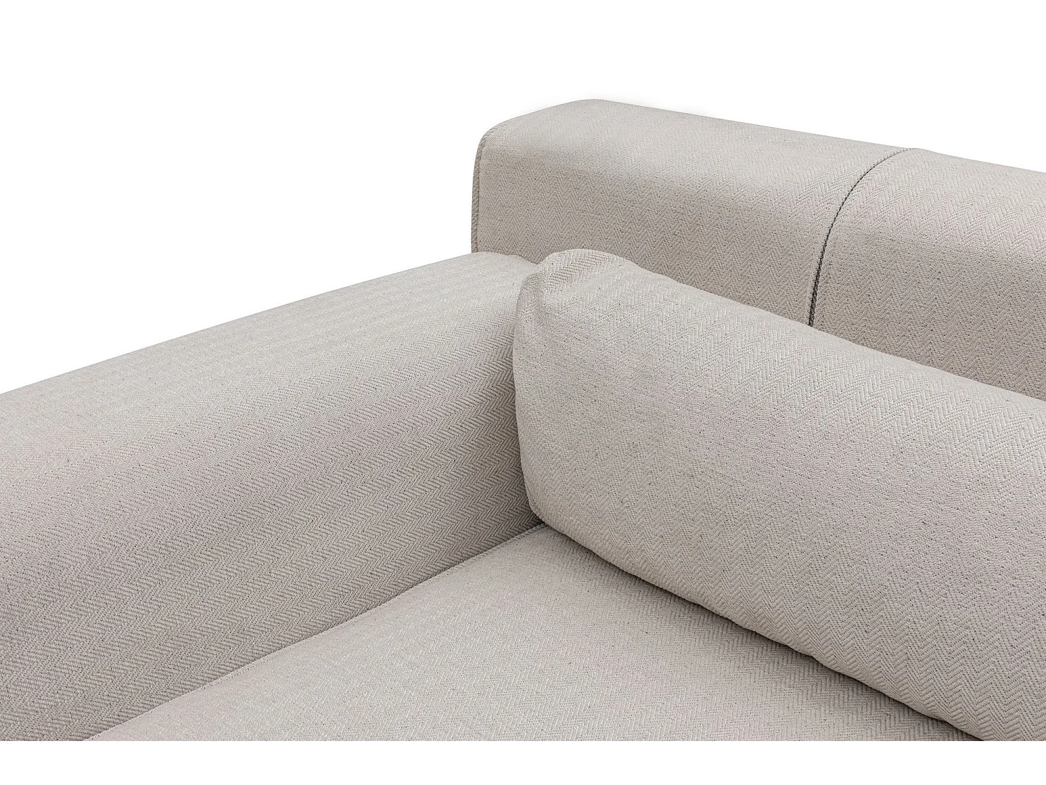 Canapé d'angle à gauche Taim Tissu Beige