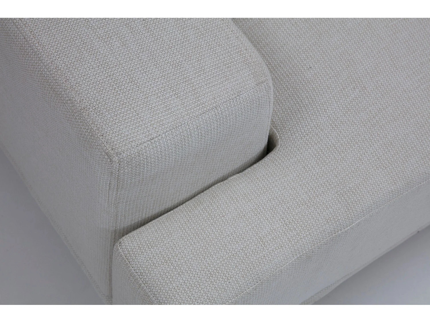 Sofá Altadena 407, De color marrón claro, 200x110x80cm, Tapiz, Patas: Metal