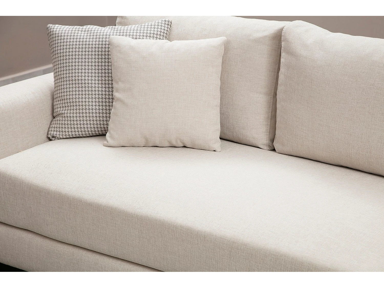 Canapé 2 places Arslan Tissu Beige