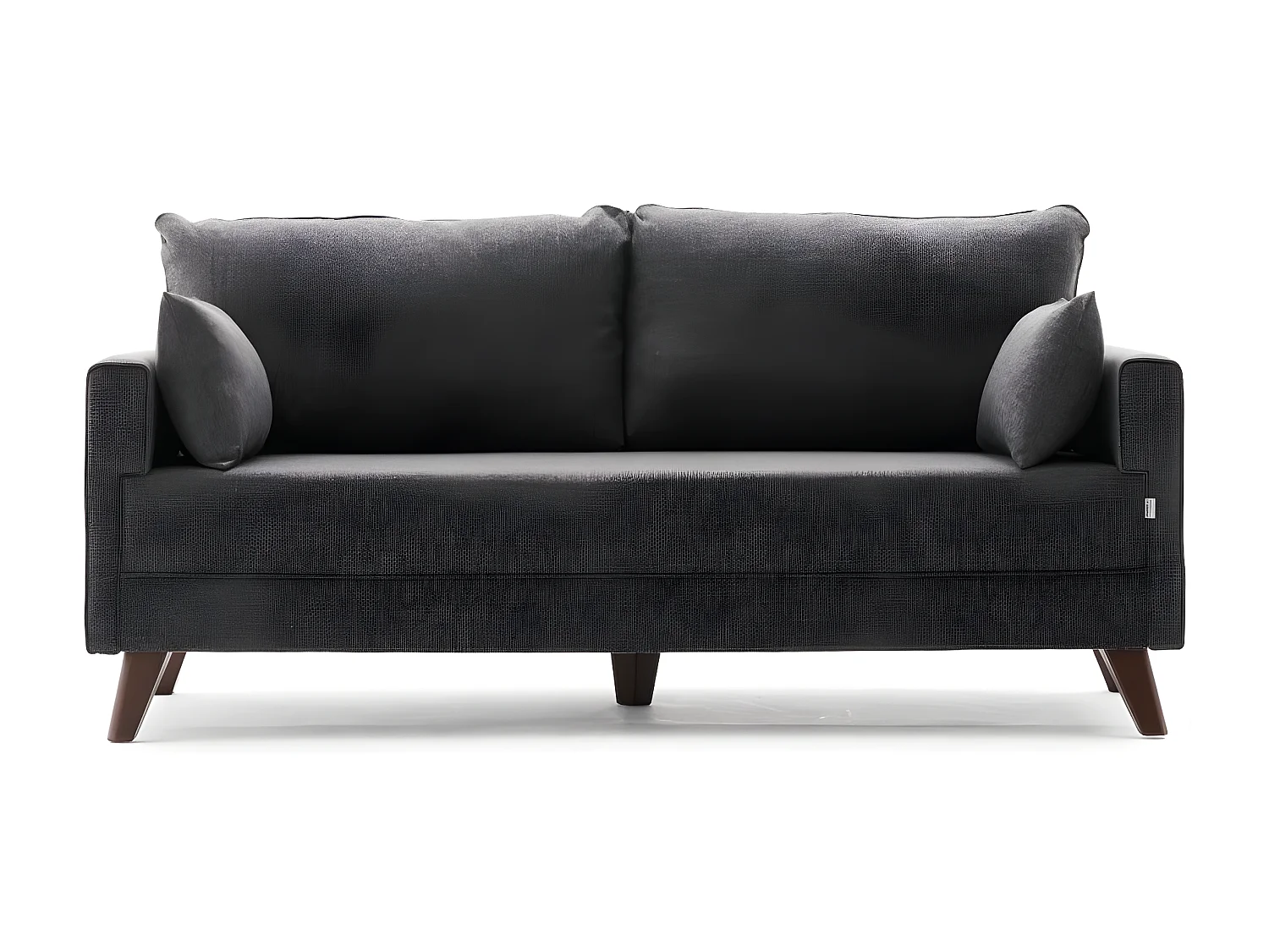 Sofá Altadena B102, Gris, 177x81x85cm, Tapiz, Patas: Plástico