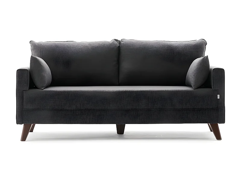 Canapé 2 places Hermoso Tissu Anthracite