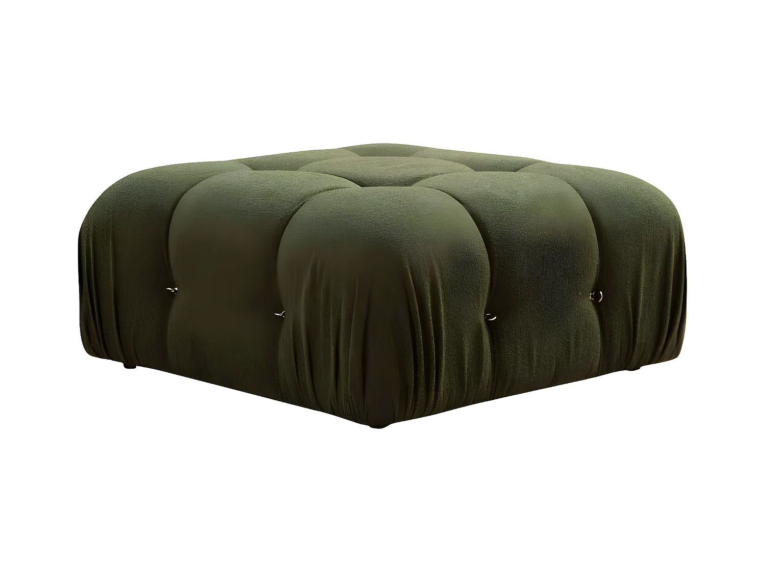 Sofá rinconero modular Altadena A101, Verde, 288x190x75cm