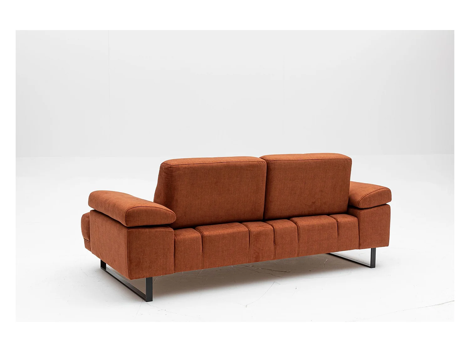 Canapé 2 places Celis Tissu Orange