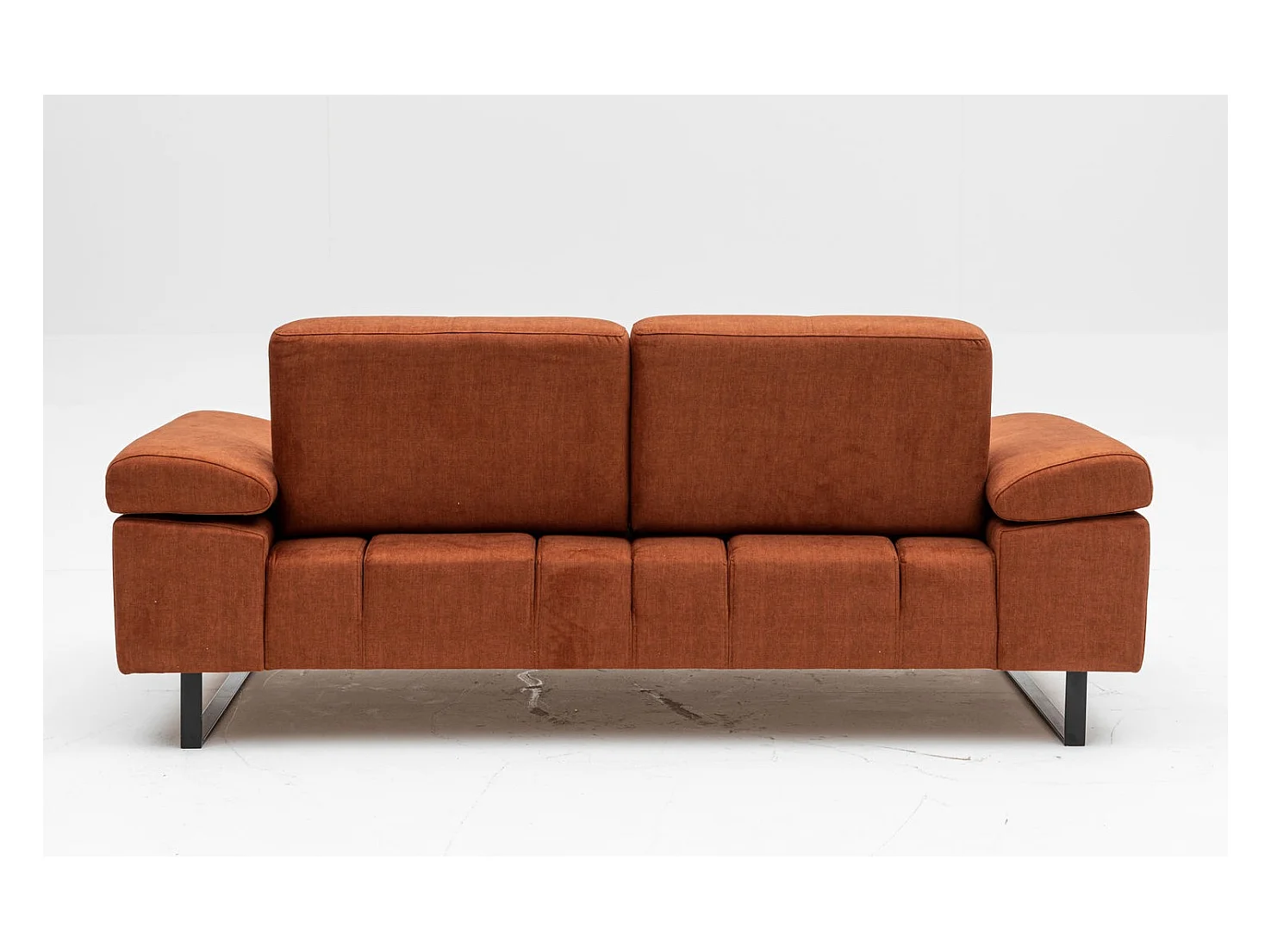 Canapé 2 places Celis Tissu Orange