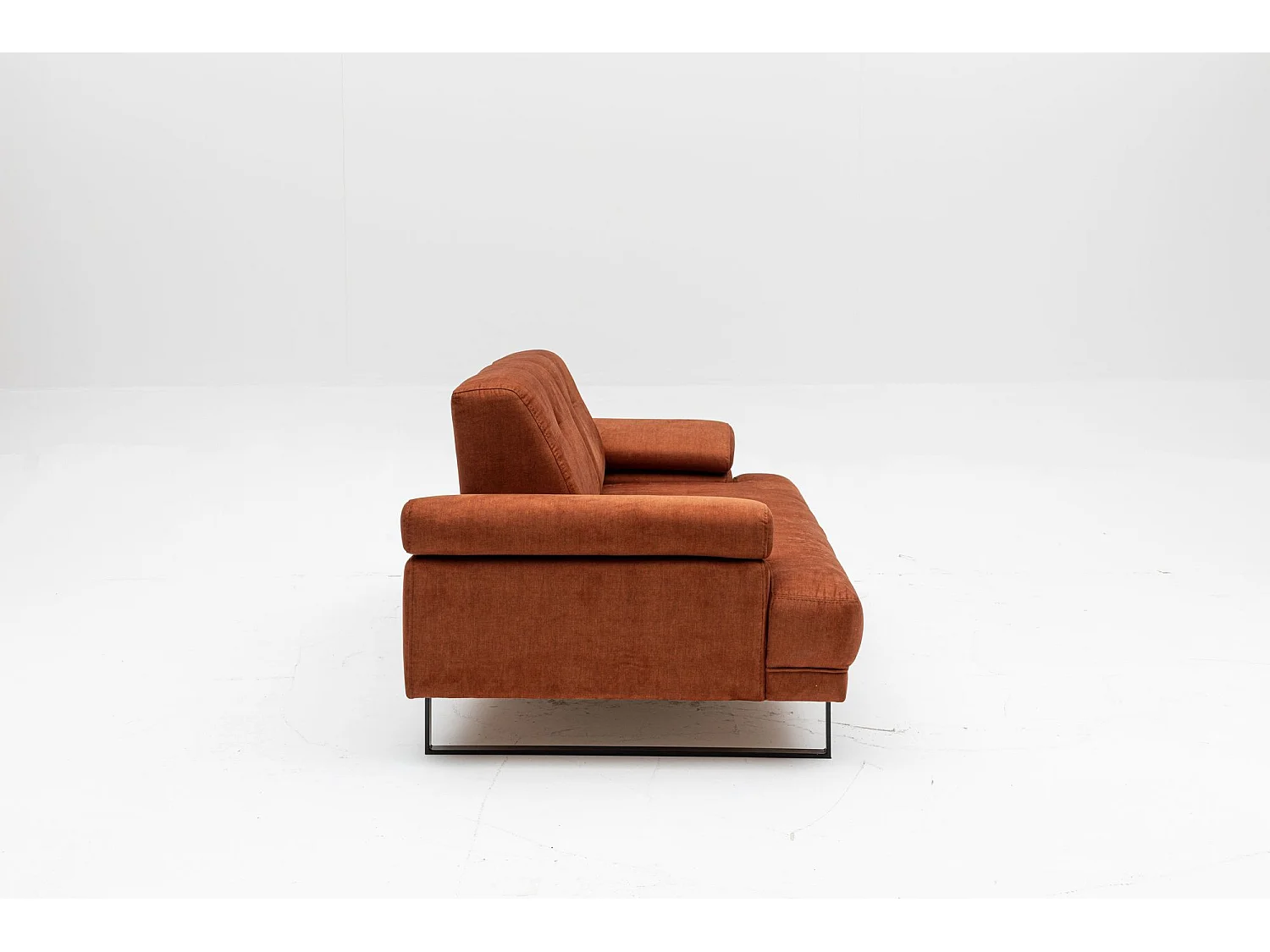 Canapé 2 places Celis Tissu Orange