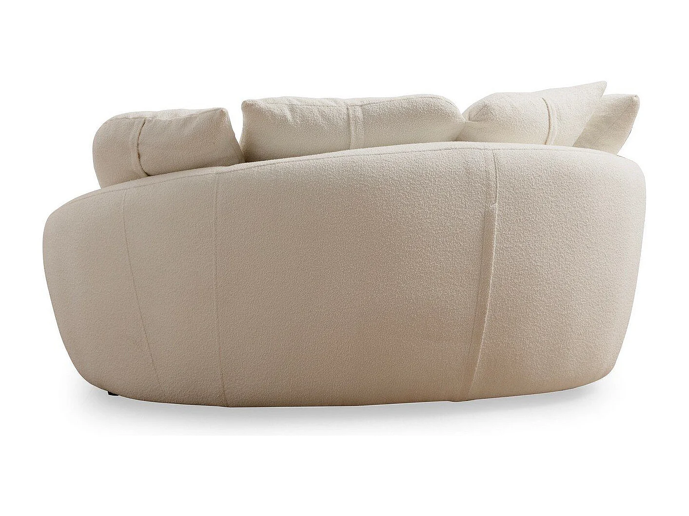 Sofá Altadena 117, De color marrón claro, 155x120x67cm, Tapiz, Muebles ya montados