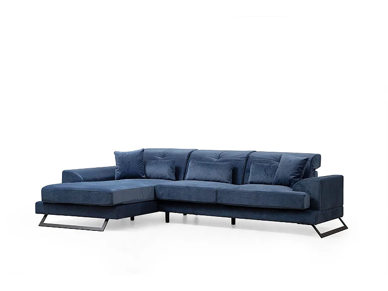 Sofá rinconero Altadena 322, Azul, 308x190x92cm