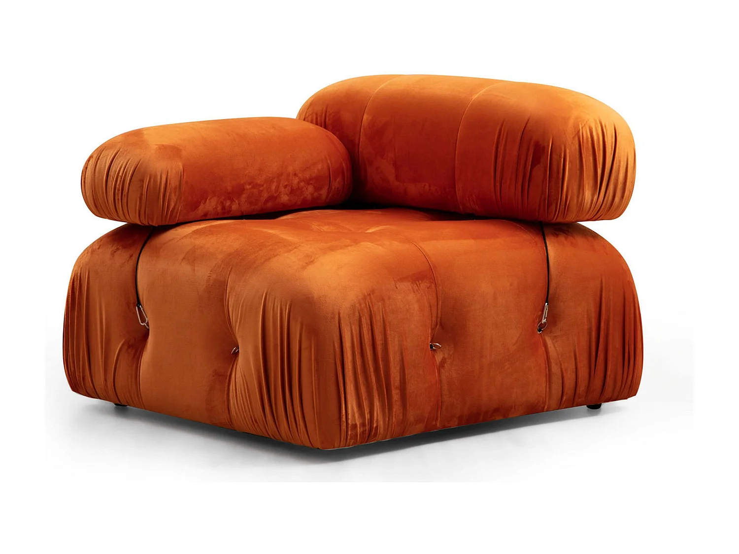 Sofá rinconero modular Altadena A100, Marrón, 288x190x75cm