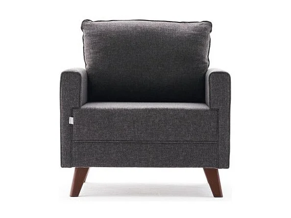 Fauteuil Hermoso Tissu Anthracite