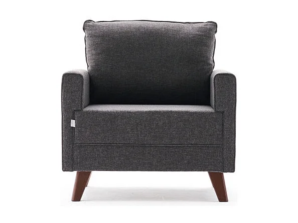 Fauteuil Hermoso Tissu Anthracite