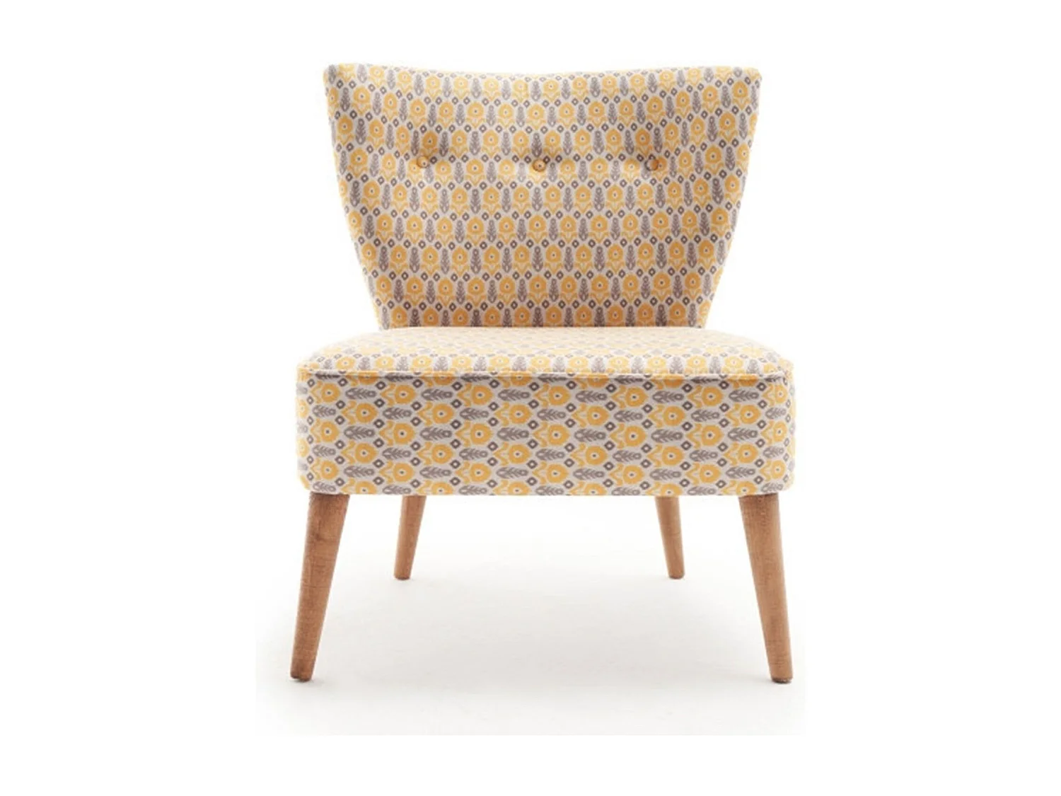 Sillón Altadena 462, Multicolor, 80x65x65cm, Tapiz, Patas: Madera