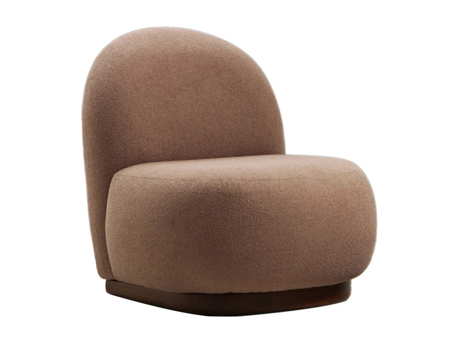 Fauteuil Marshmallow Tissu Capuccino