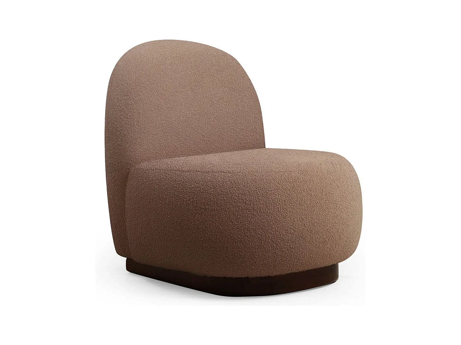 Fauteuil Marshmallow Tissu Capuccino