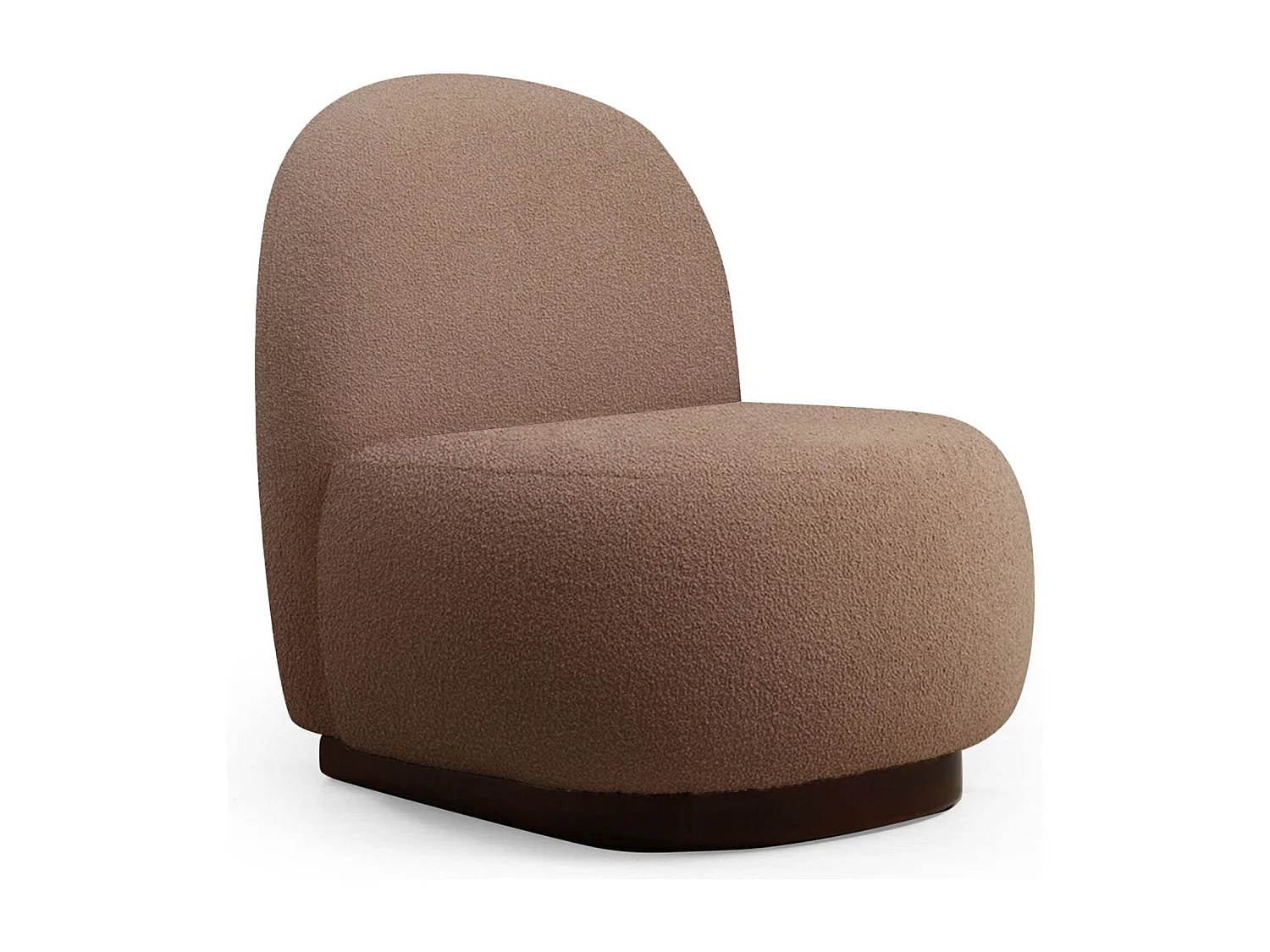 Fauteuil Marshmallow Tissu Capuccino