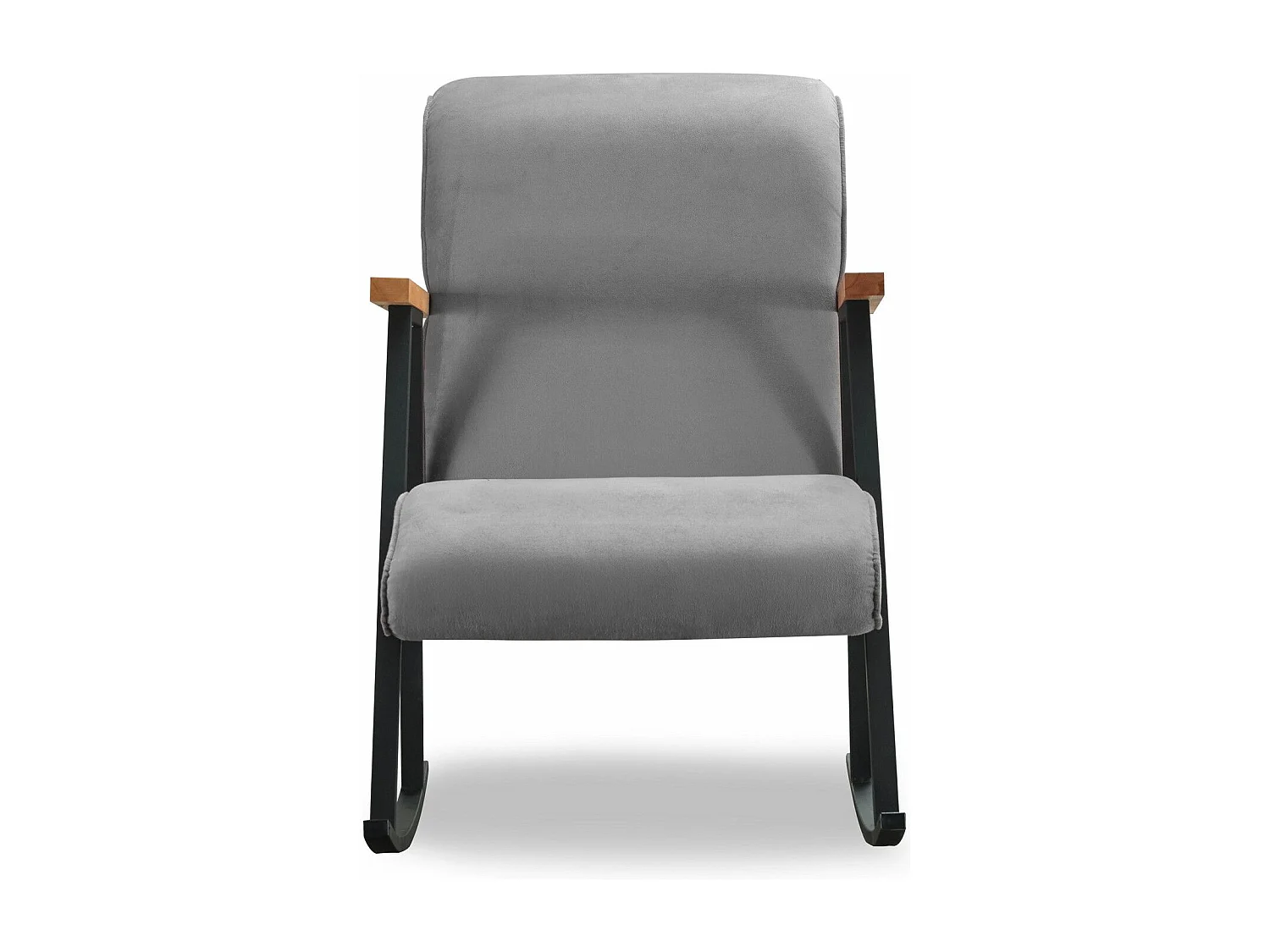 Mecedora Kailua 1646, Gris, 100x55x65cm, Tapiz, Metálico, Metal