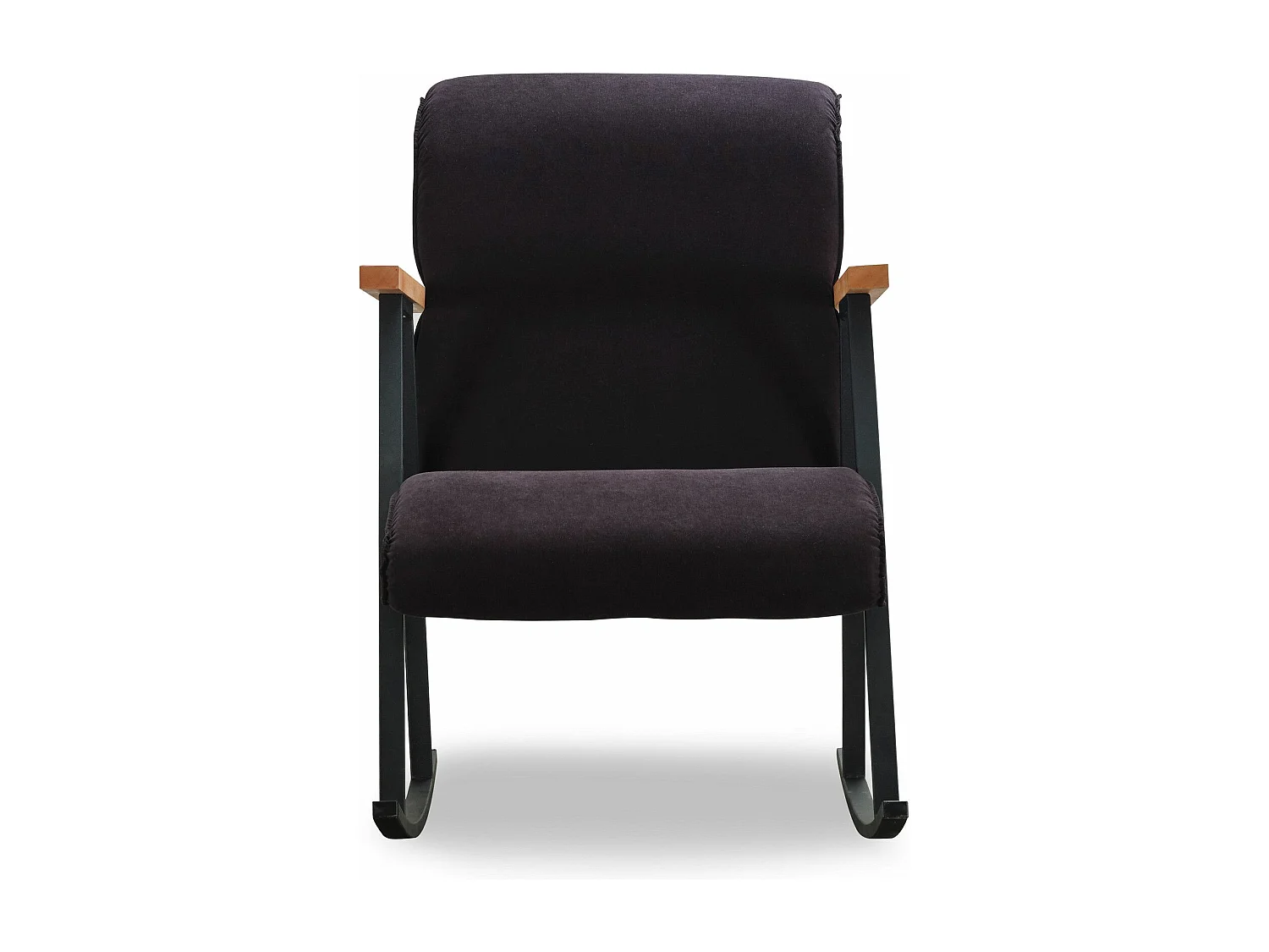 Fauteuil à bascule Vitocha Velours Noir