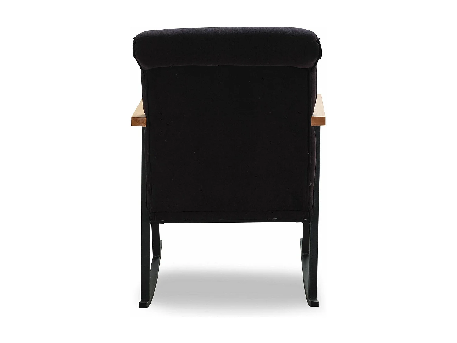 Fauteuil à bascule Vitocha Velours Noir