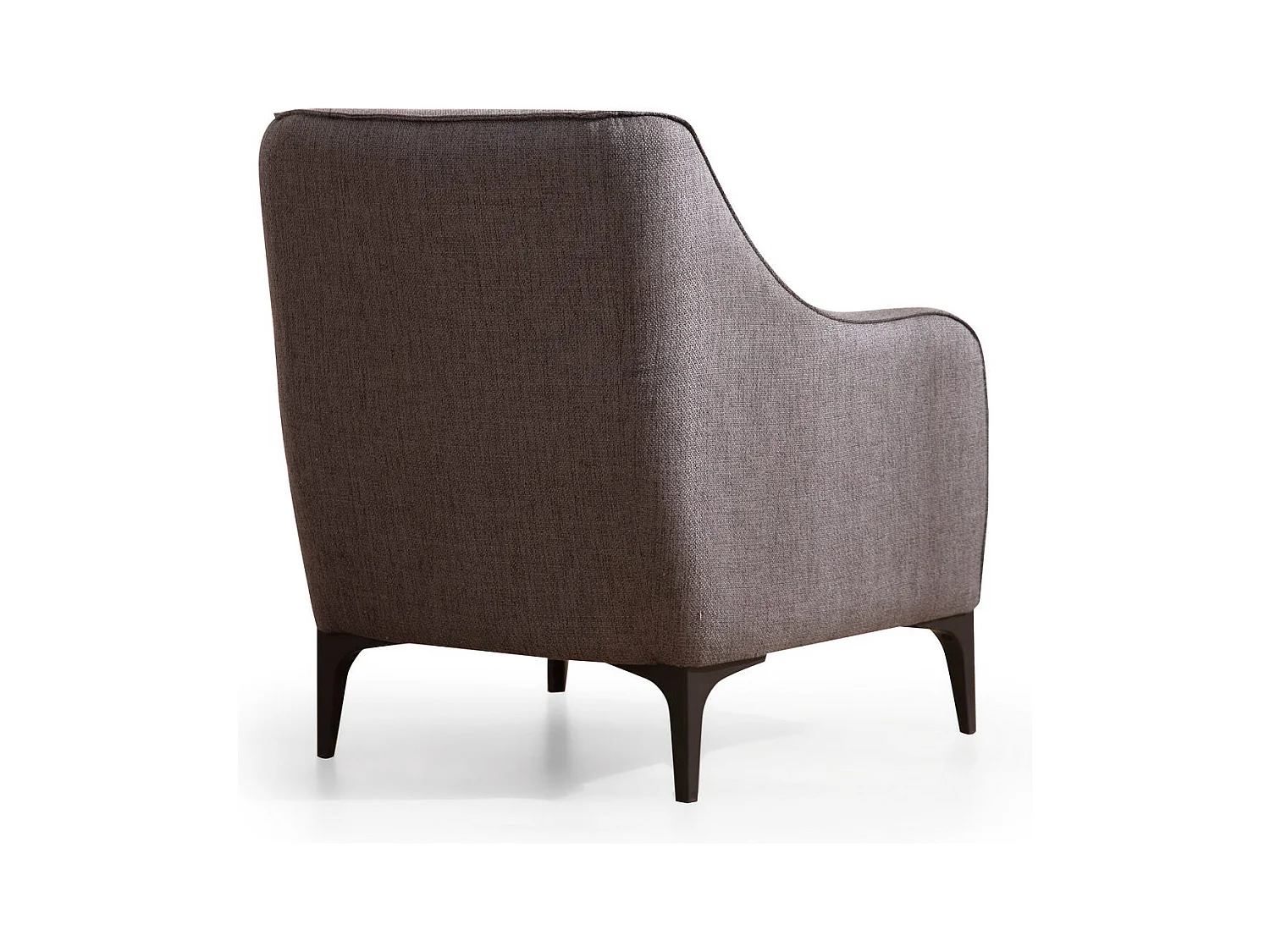 Elegante fauteuil, donkergrijs, 94 x 87 x 77 cm | Frame van beukenhout en spaanplaat, kussens van 100% polyester, schuim en veren | Perfect