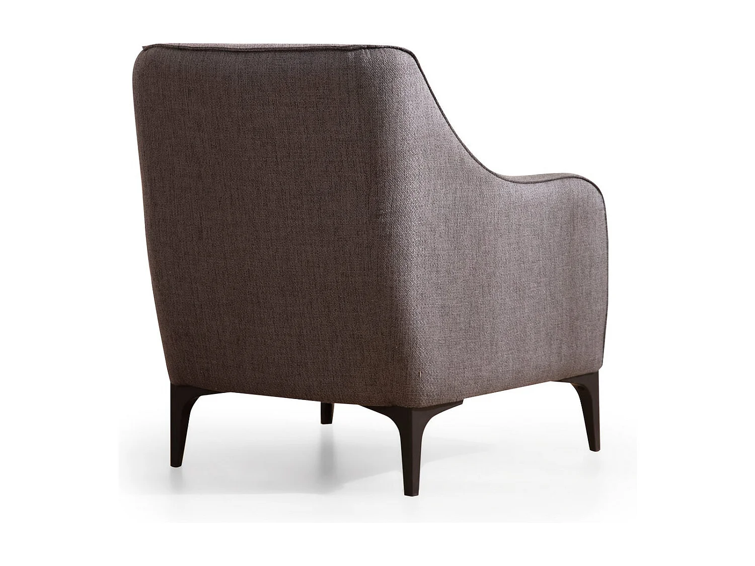 Elegante fauteuil, donkergrijs, 94 x 87 x 77 cm | Frame van beukenhout en spaanplaat, kussens van 100% polyester, schuim en veren | Perfect