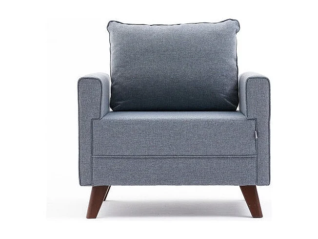 Fauteuil Hermoso Tissu Bleu