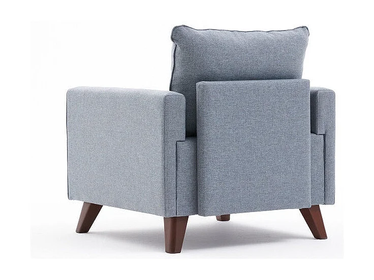 Fauteuil Hermoso Tissu Bleu