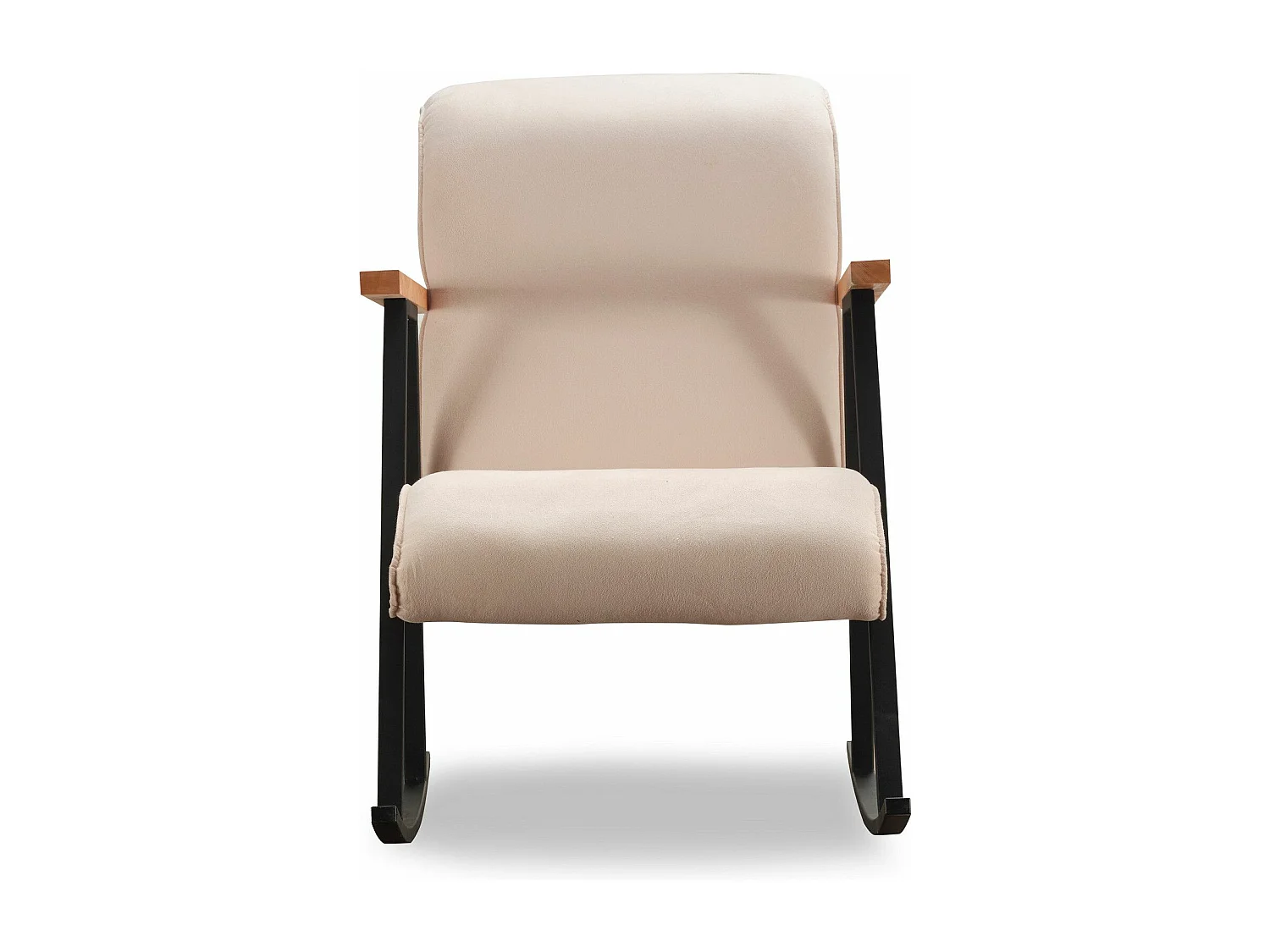 Fauteuil à bascule Vitocha Velours Crème