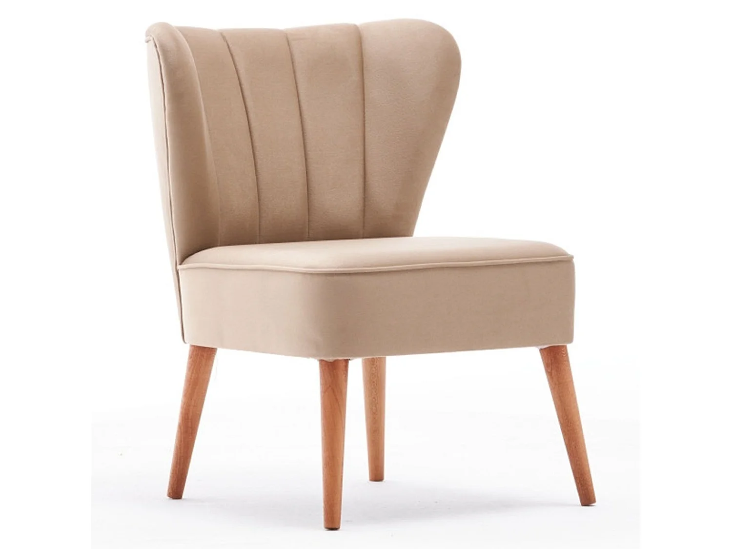 Poltrona – 65x65x80 cm – Creme – Madeira de faia