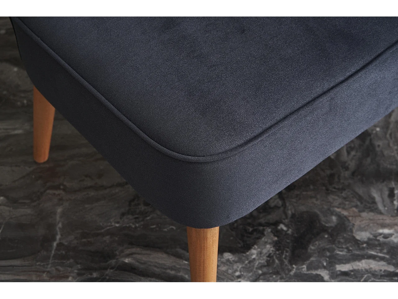 Sillón Altadena 463, Gris, 80x65x65cm, Tapiz, Patas: Madera