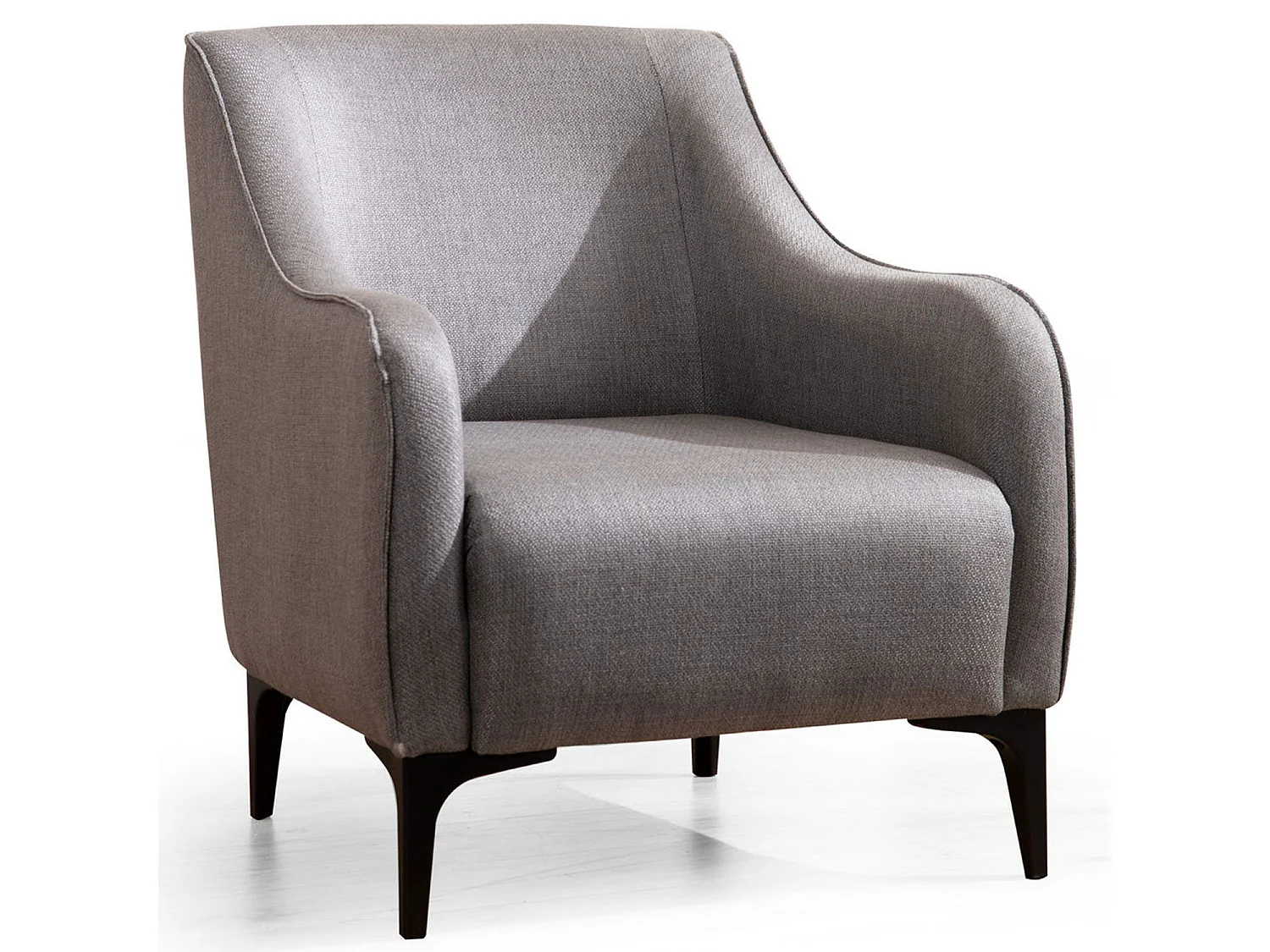 Fauteuil bergère Torga Tissu Gris