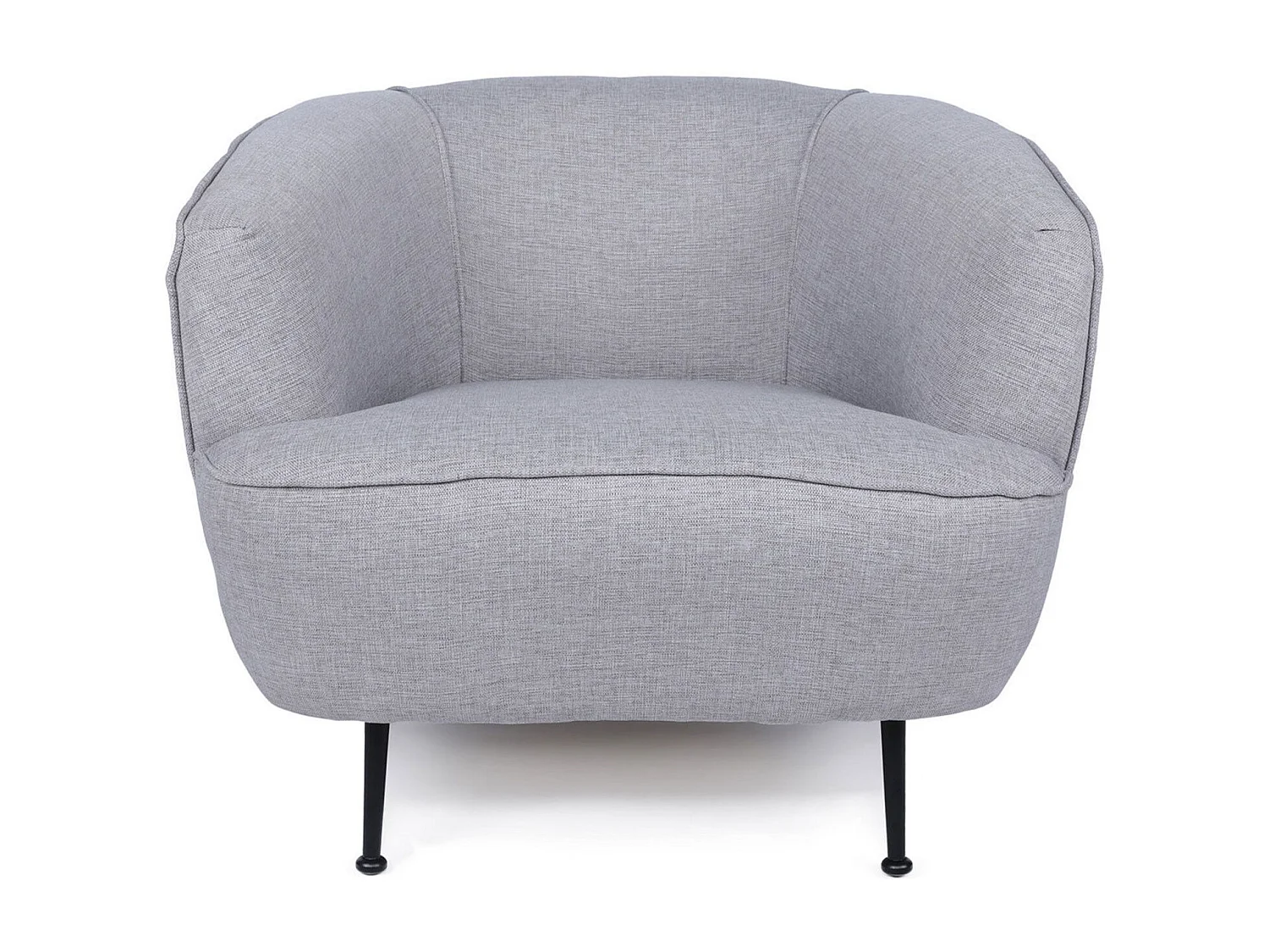 Sillón Altadena 465, Gris, 75x83x72cm, Tapiz, Patas: Metal