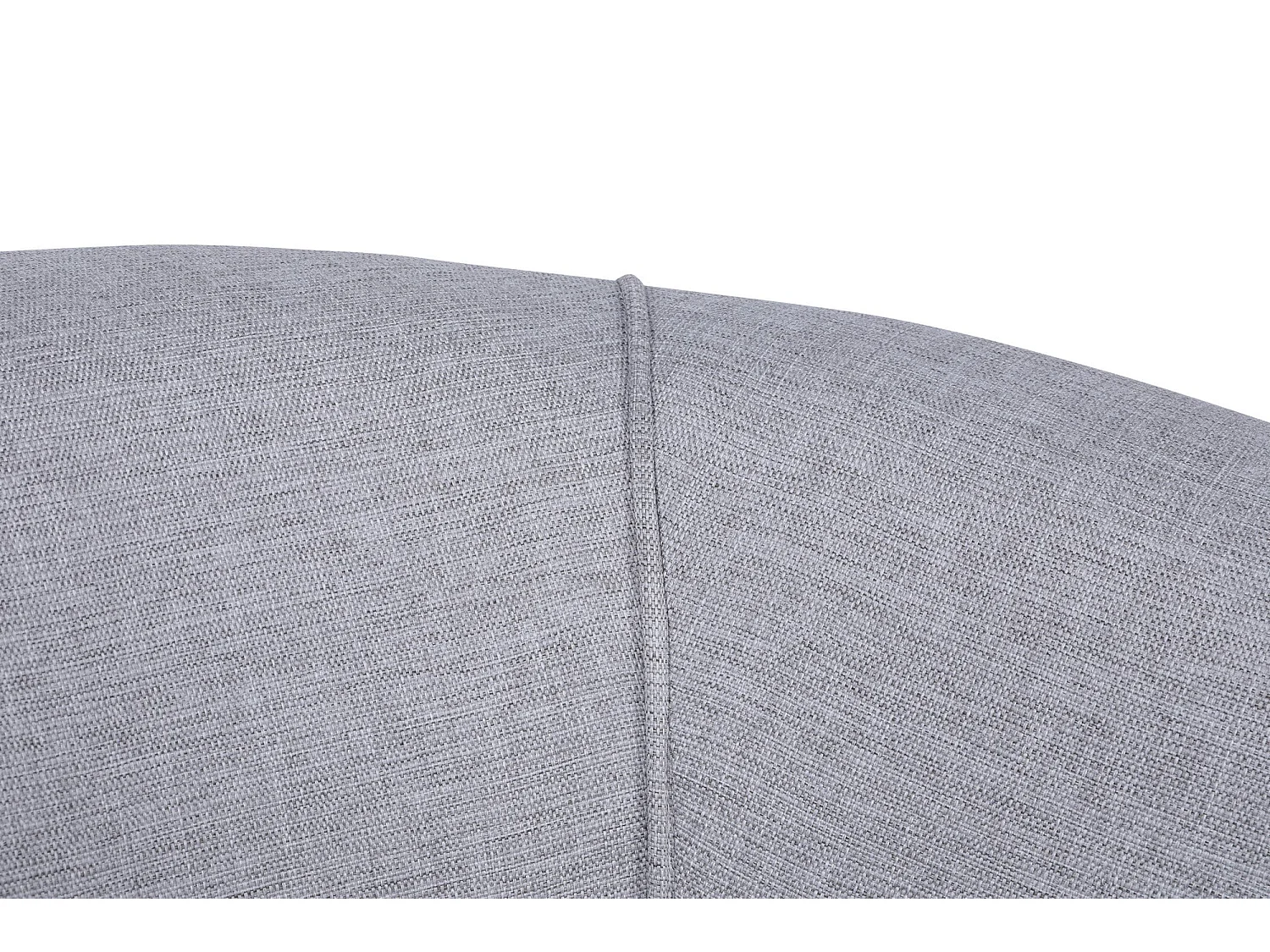 Poltrona de orelhas estilosa, cinza claro, 83 x 72 x 75 cm | Estrutura em madeira de faia e aglomerado, linho 100% poliéster, pernas em metal preto fo