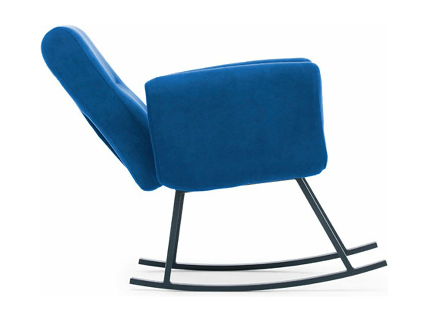 Mecedora Kailua 1647, Azul, 99x80x86cm, Tapiz, Metálico, Metal