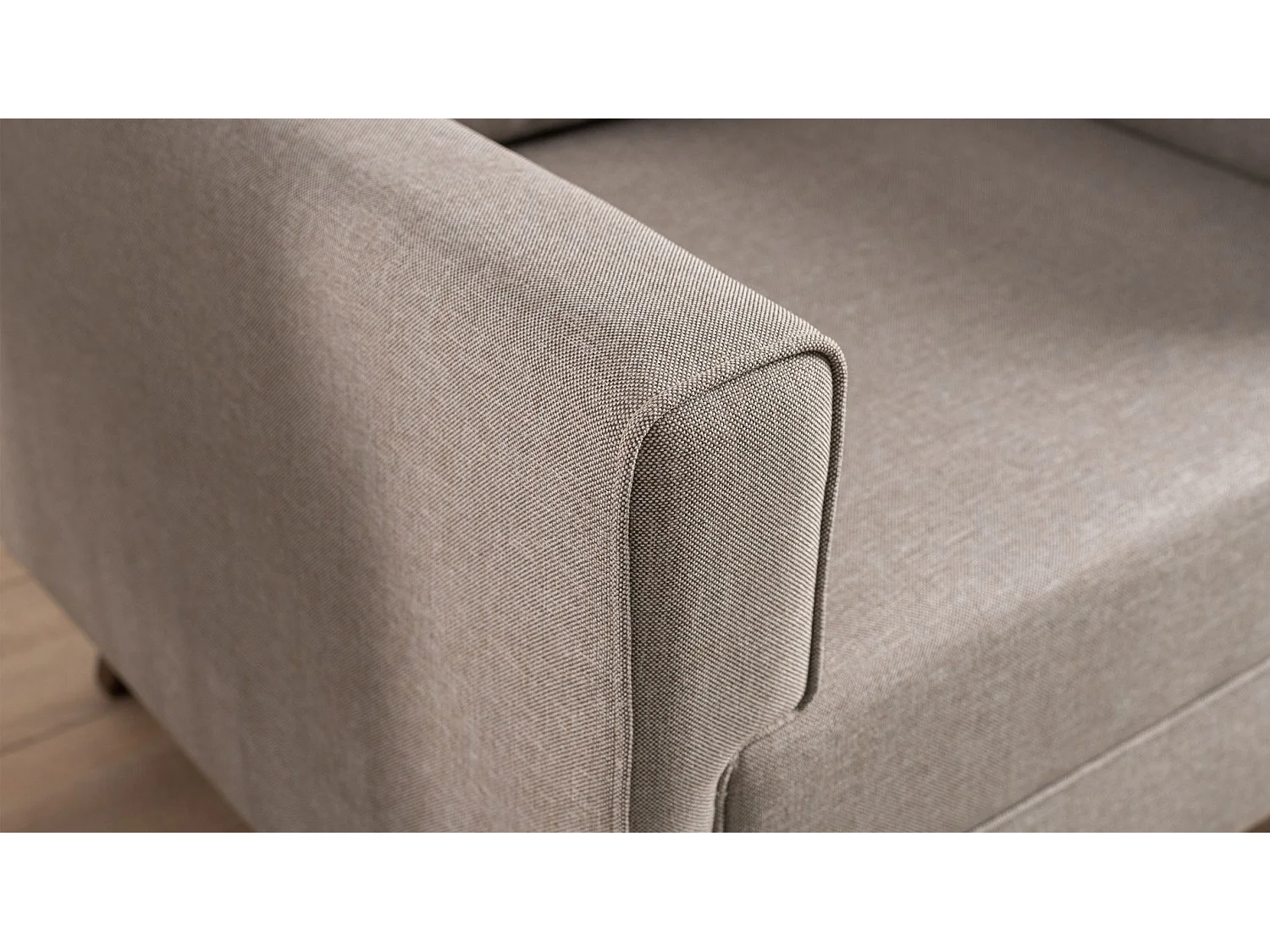 Fauteuil Hermoso Tissu Blanc crème