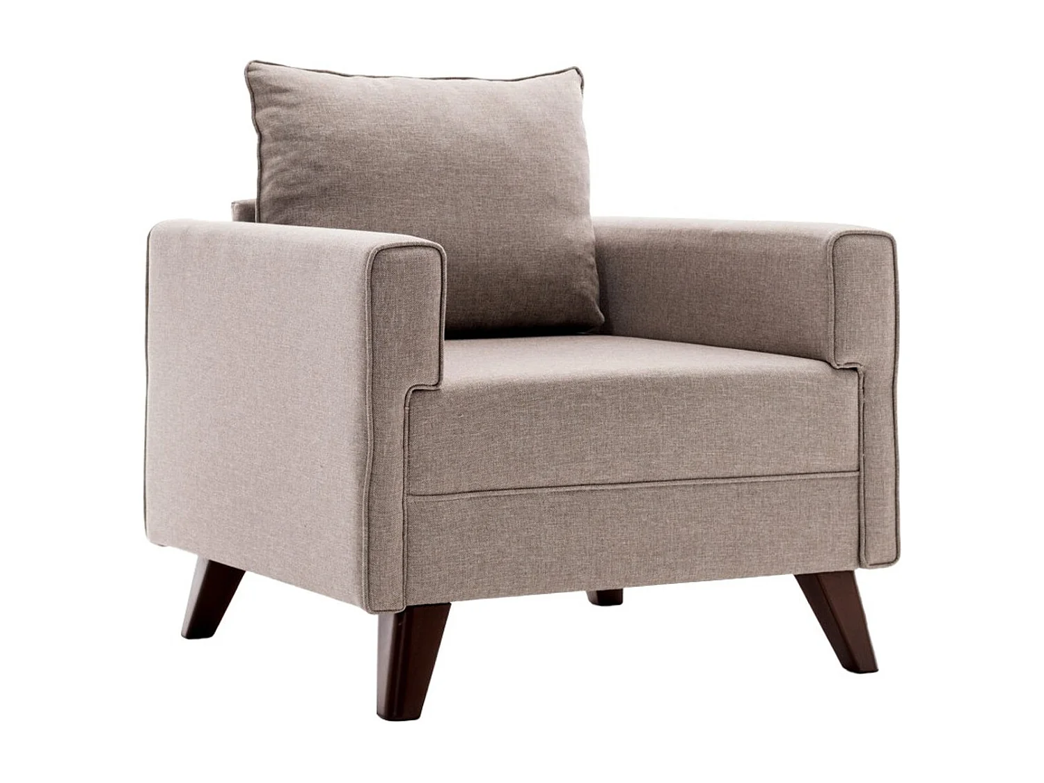 Fauteuil Hermoso Tissu Blanc crème