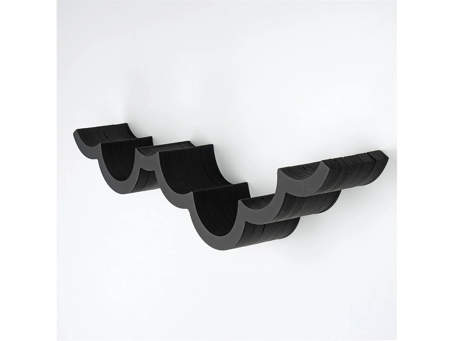 Étagère pour papier toilette Arnoult L62cm Bois Noir