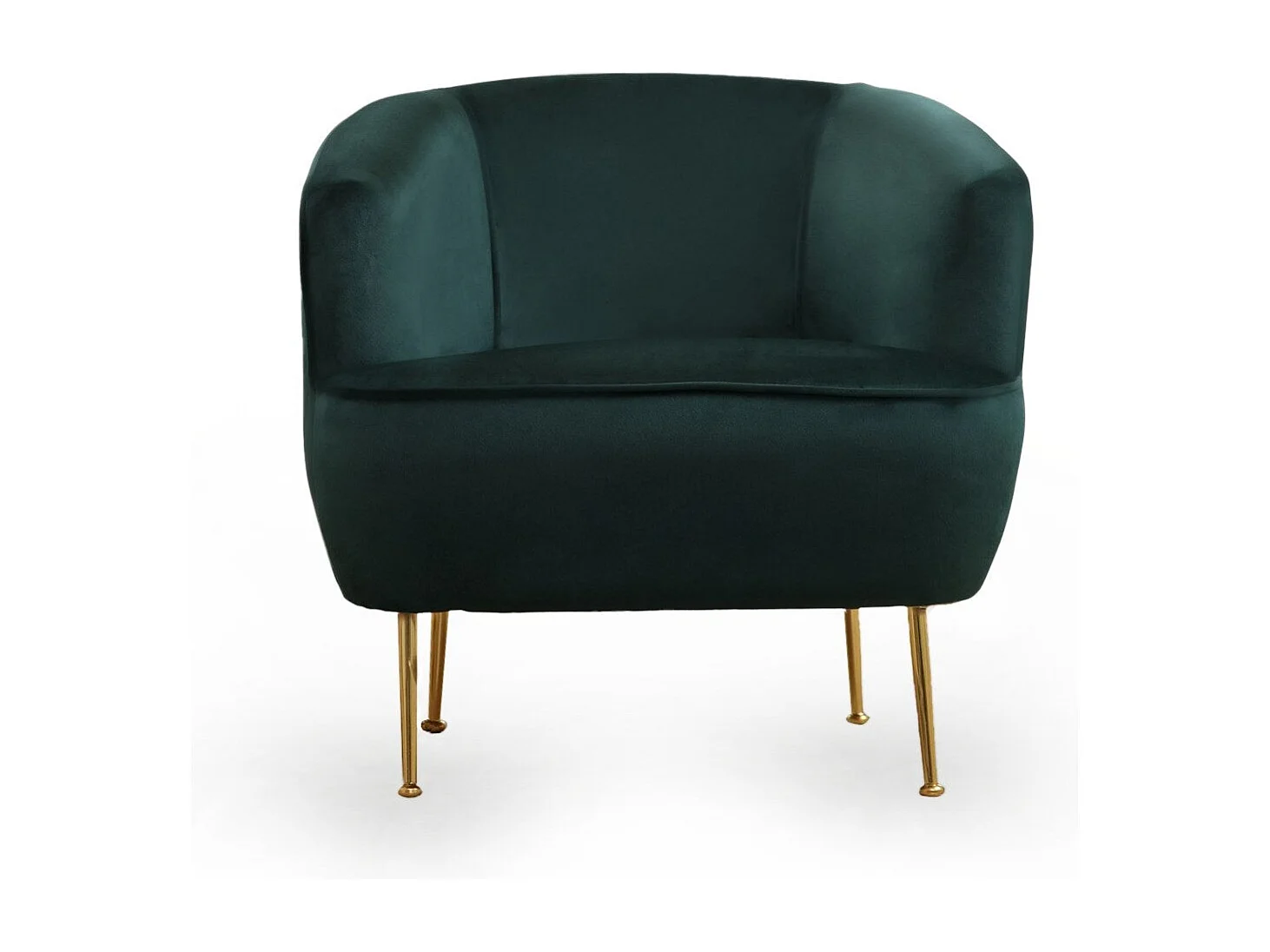 Sillón Altadena 465, Verde, 75x83x72cm, Tapiz, Patas: Metal