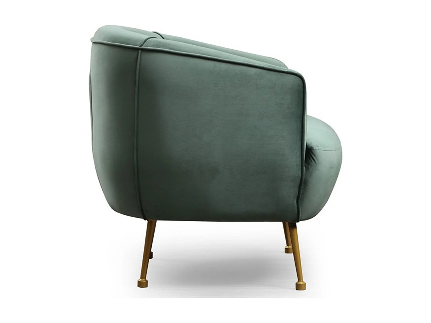 Poltrona – 83x75x72 cm – Verde – Madeira de Faia, Aglomerado, Poliéster, Metal