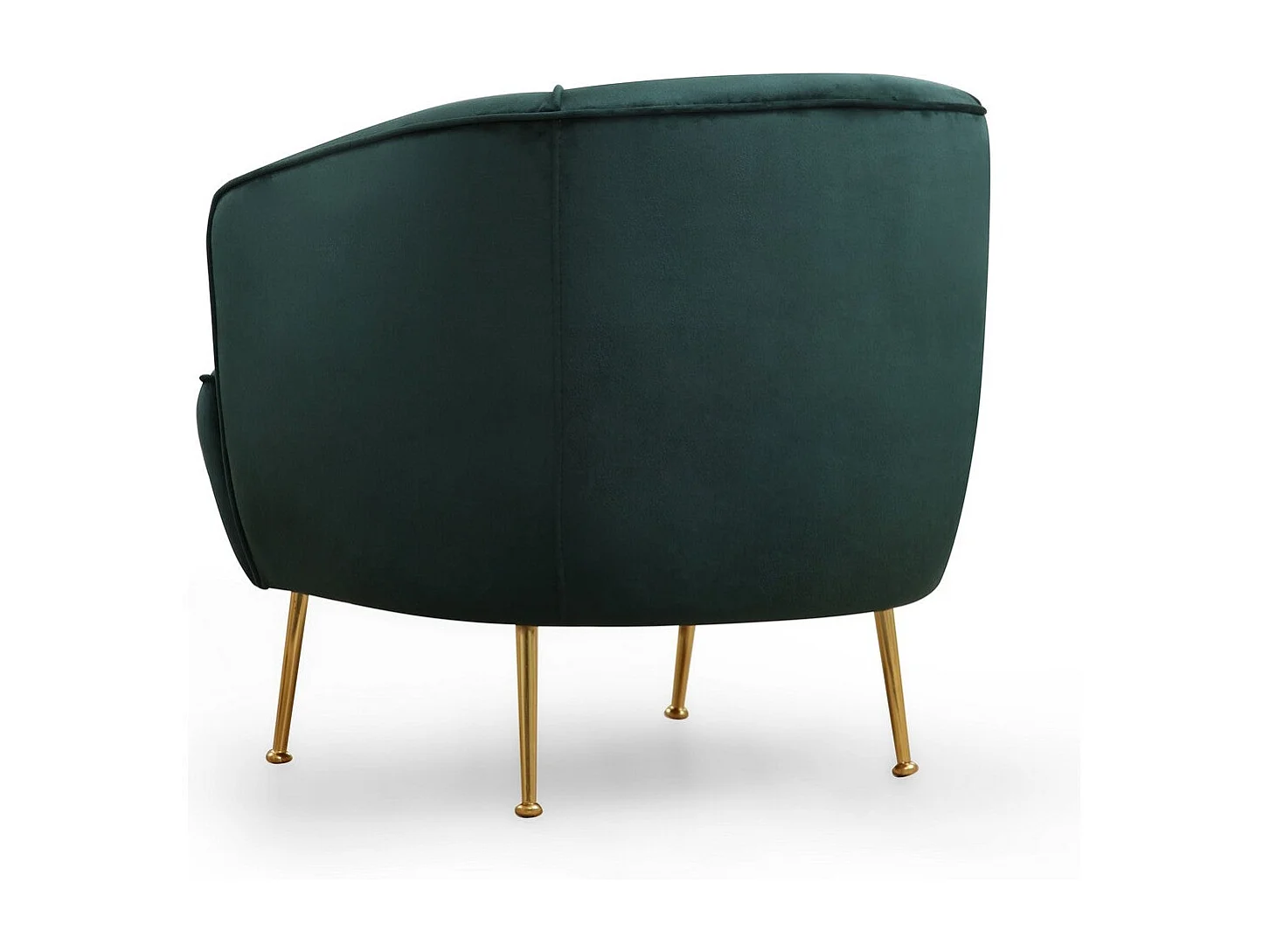 Poltrona – 83x75x72 cm – Verde – Madeira de Faia, Aglomerado, Poliéster, Metal