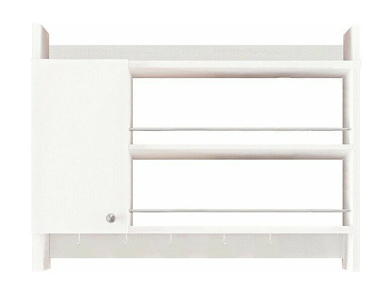 Estante de cocina de pared suspendido blanco L85 cm - KNERR