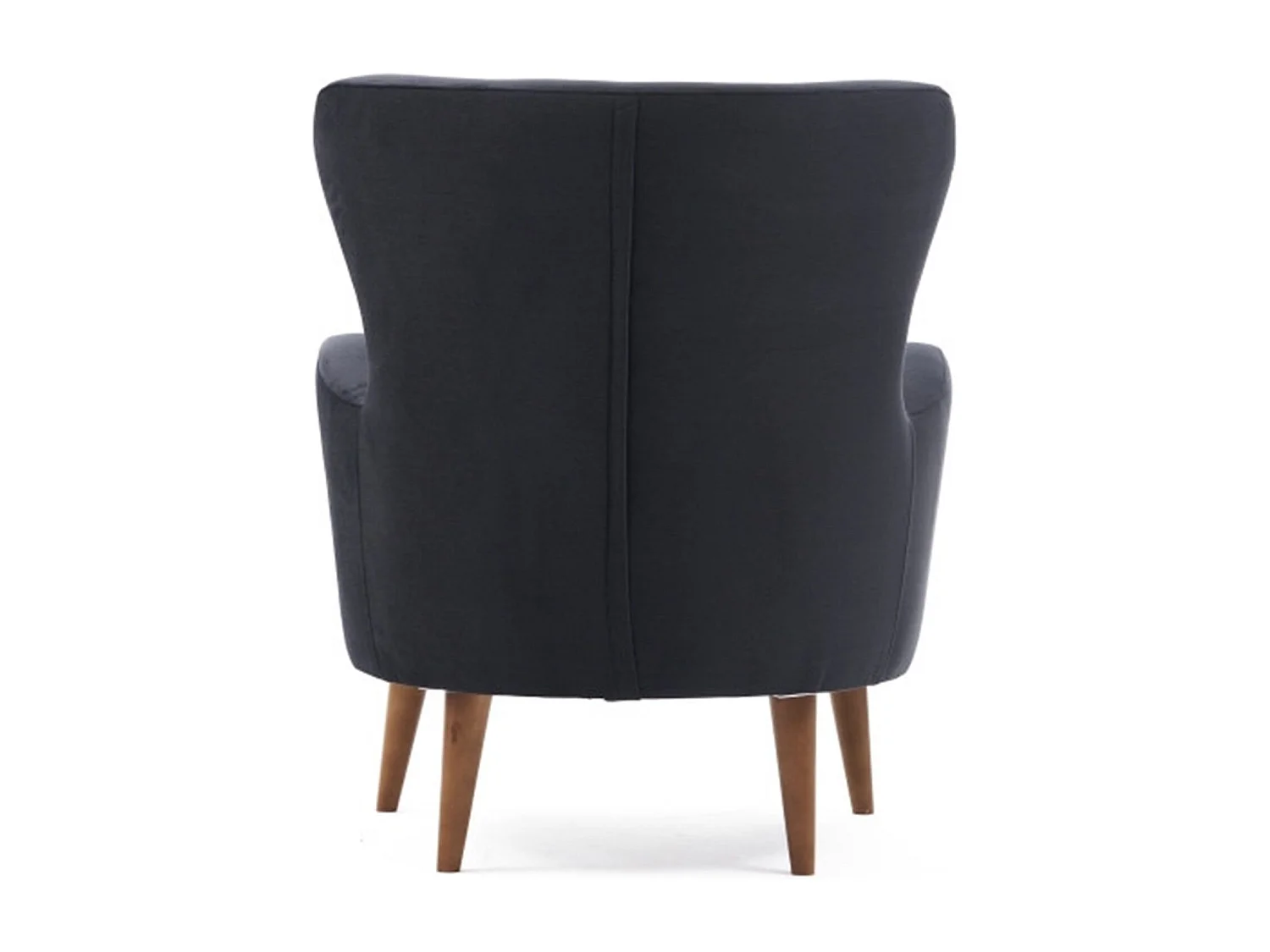 Poltrona Elegante – 73 x 87 x 80 cm – Antracite – Madeira de Carpa e Faia