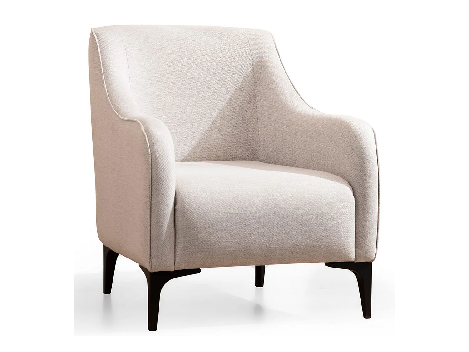 Fauteuil bergère Torga Tissu Crème