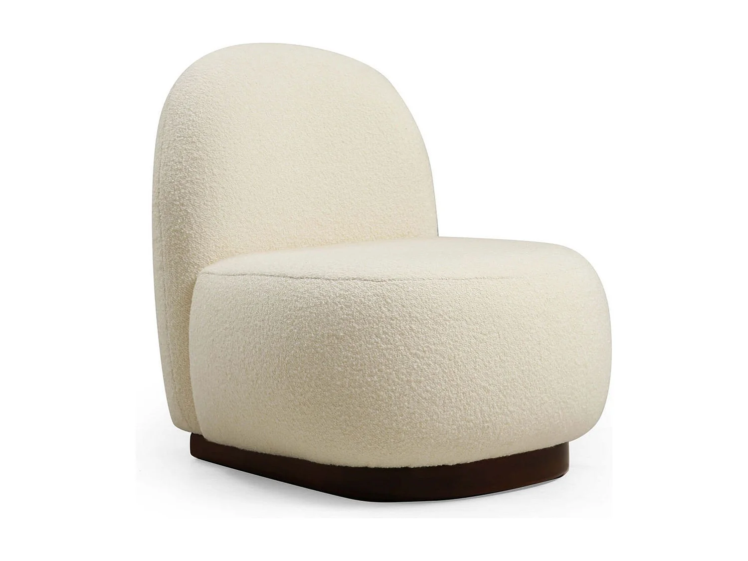 Fauteuil Marshmallow Tissu Blanc