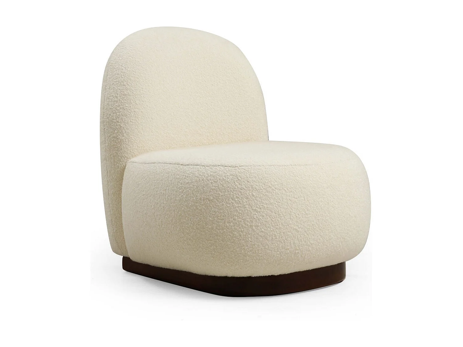 Fauteuil Marshmallow Tissu Blanc