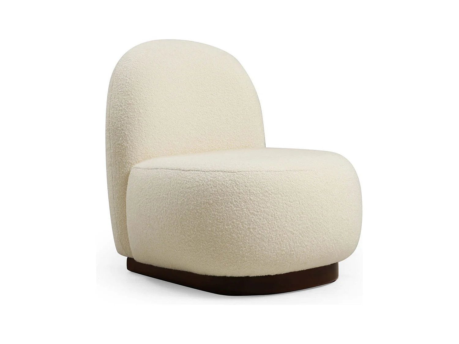 Fauteuil Marshmallow Tissu Blanc