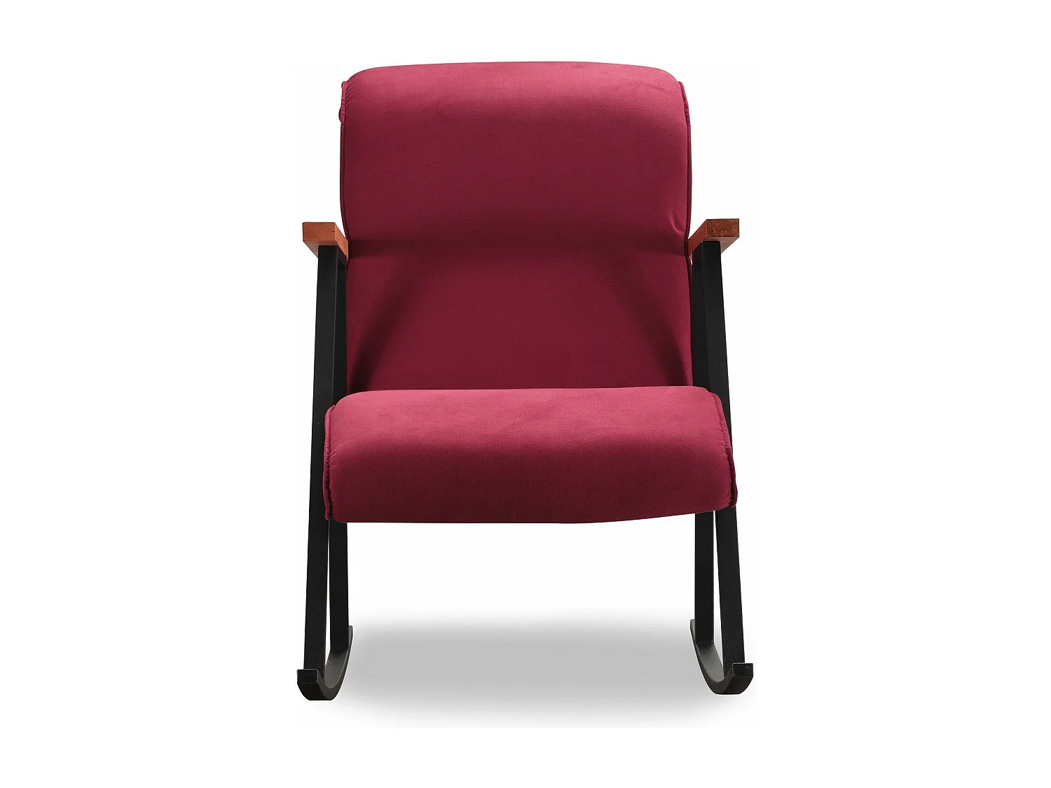 Fauteuil à bascule Vitocha Velours Bordeaux