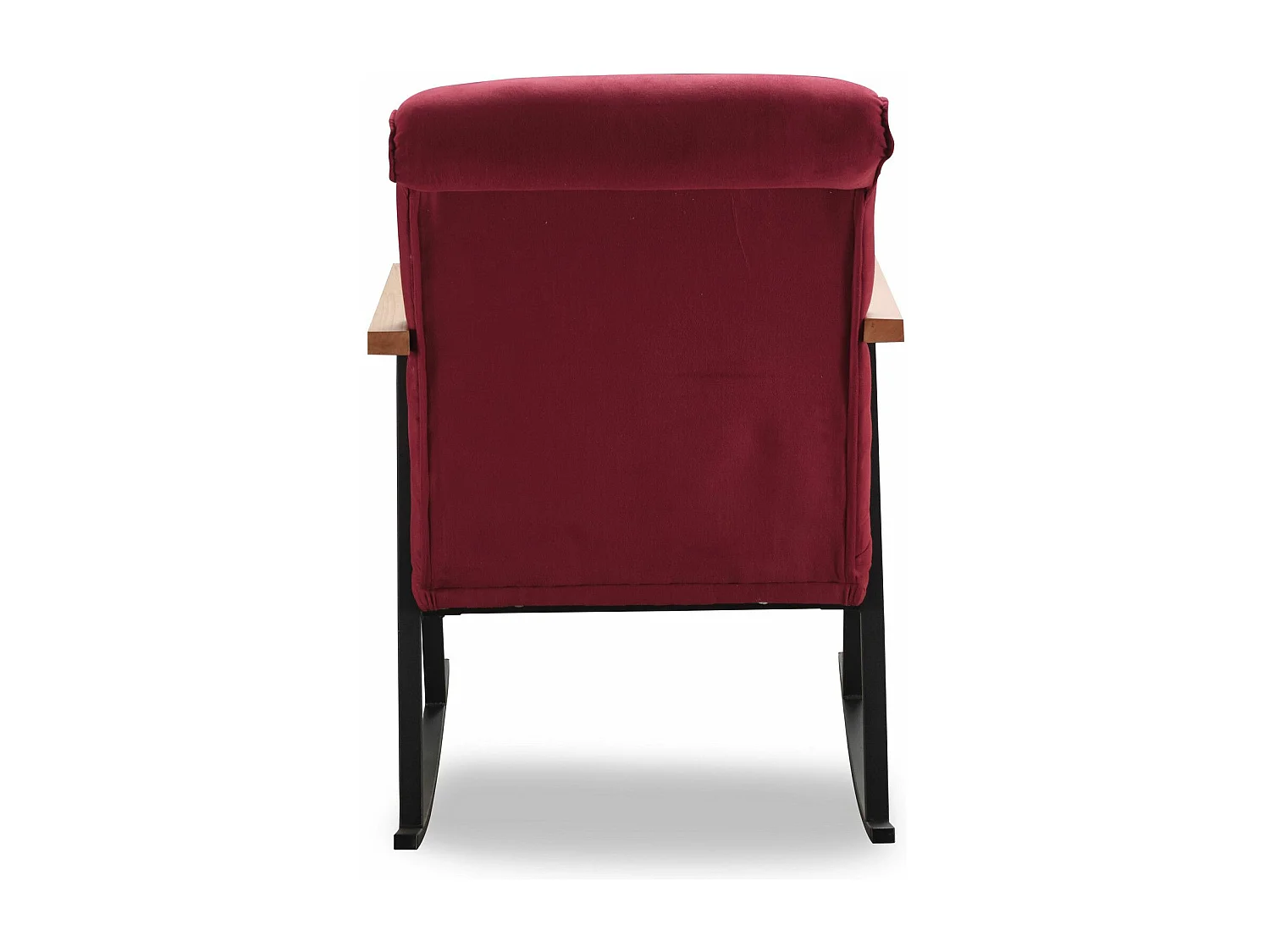 Fauteuil à bascule Vitocha Velours Bordeaux