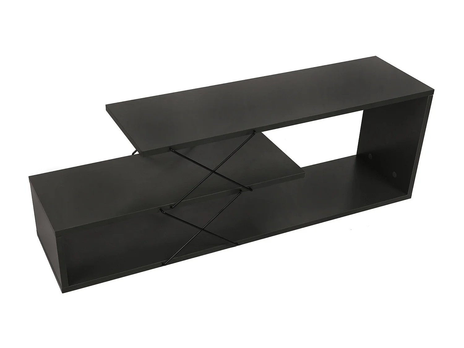 Mesa de tv Kailua 1456, Antracita, 120x40x30cm