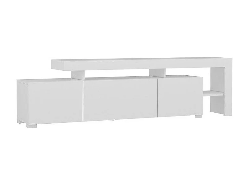 TV-Ständer – 192 cm – Weiß – Melaminbeschichtete Spanplatte